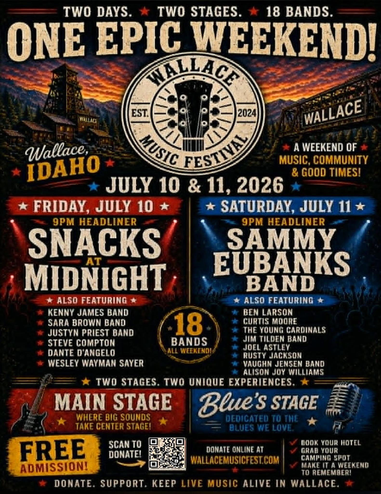 Wallace Music Fest poster